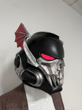 1:1 Wearable Warhammer 40K Night Lords Bat Wing Skull LED Helmet Prop Replica