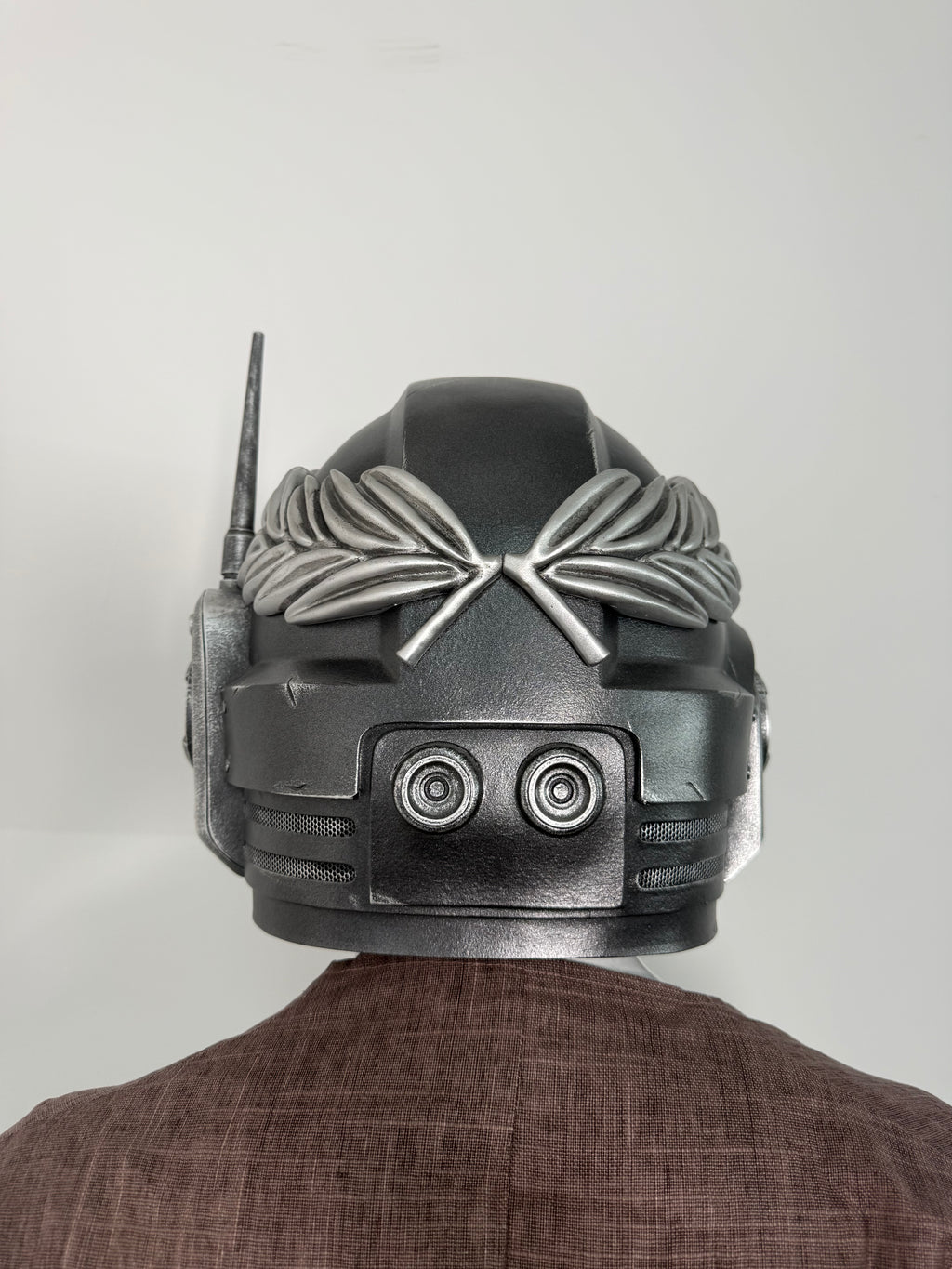 1:1 Wearable Warhammer 40K Black Templars Veteran Laurel MK10 Comms LED Helmet Prop Replica