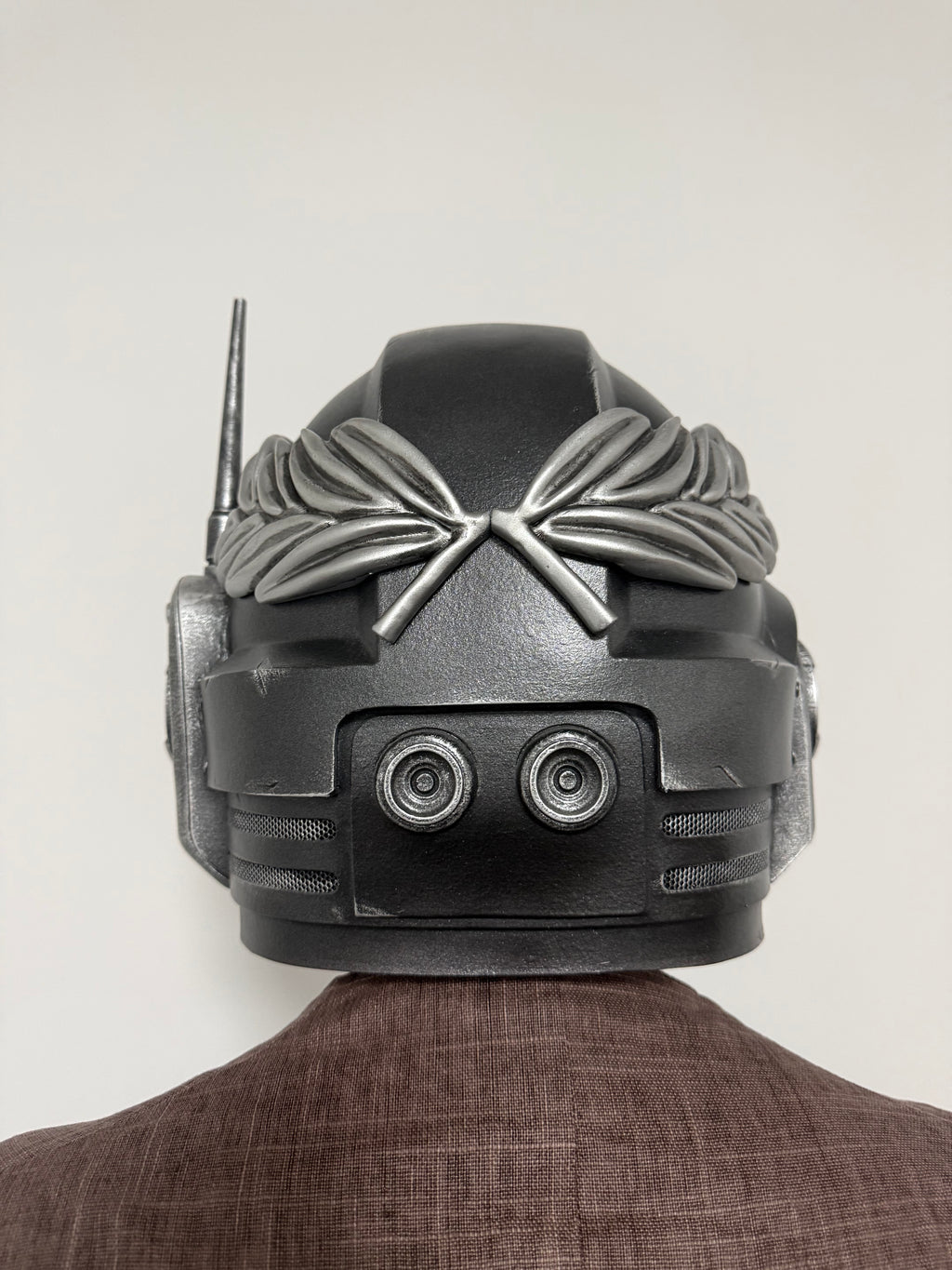 1:1 Wearable Warhammer 40K Black Templars Veteran Laurel MK10 Comms LED Helmet Prop Replica